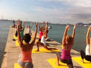 Yoga à Cannes avec Lolë